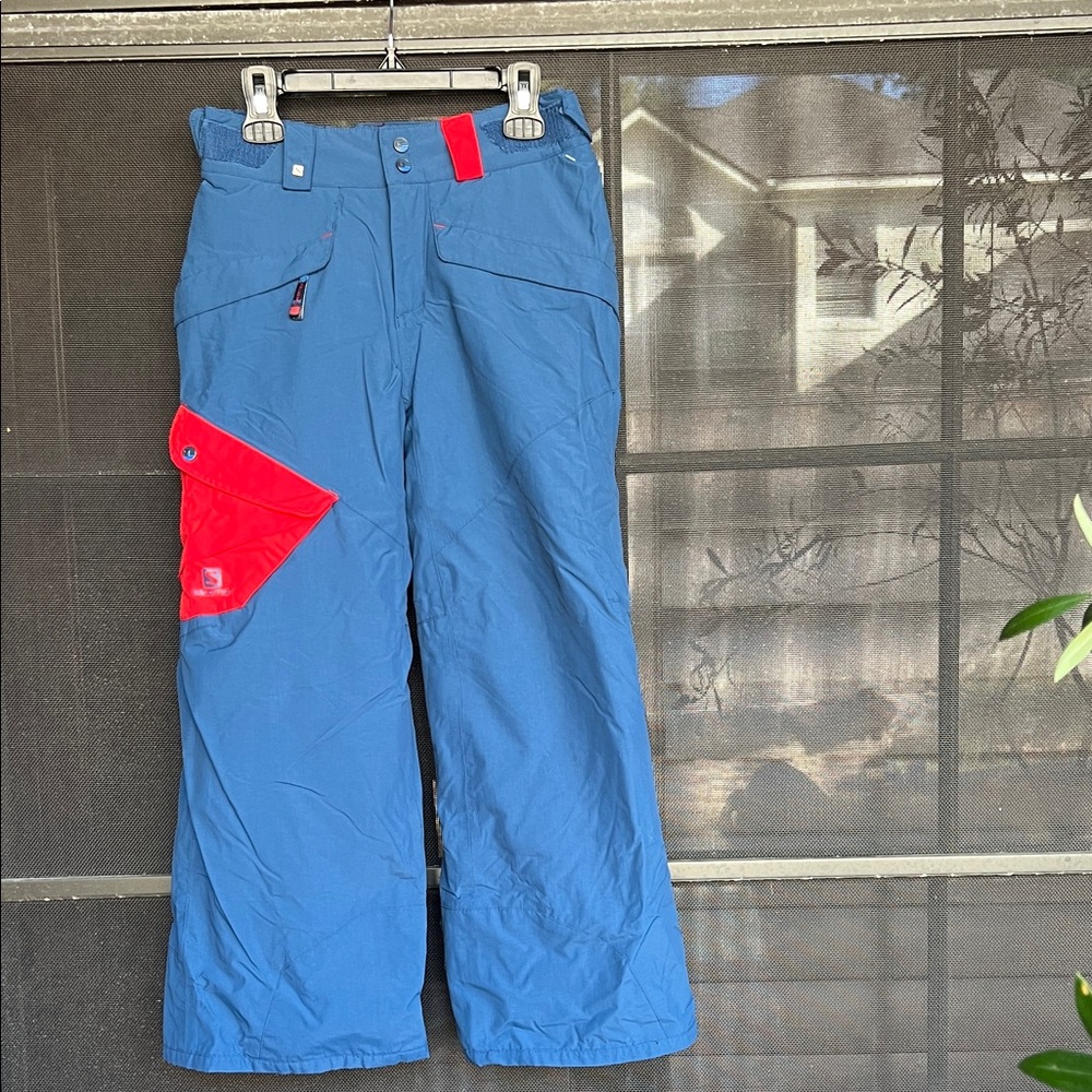 Salomon Kids Bottoms in Blue and Red